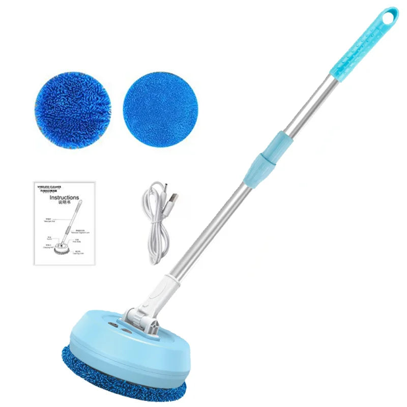 Electric Mop Cleaning Machine Automatic 2 in 1 Wet & Dry Home Cleaner Car