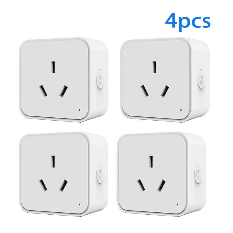 SIXWGH Zigbee Smart Socket AU Plug Adapter Tuya Smart Life App Wireless