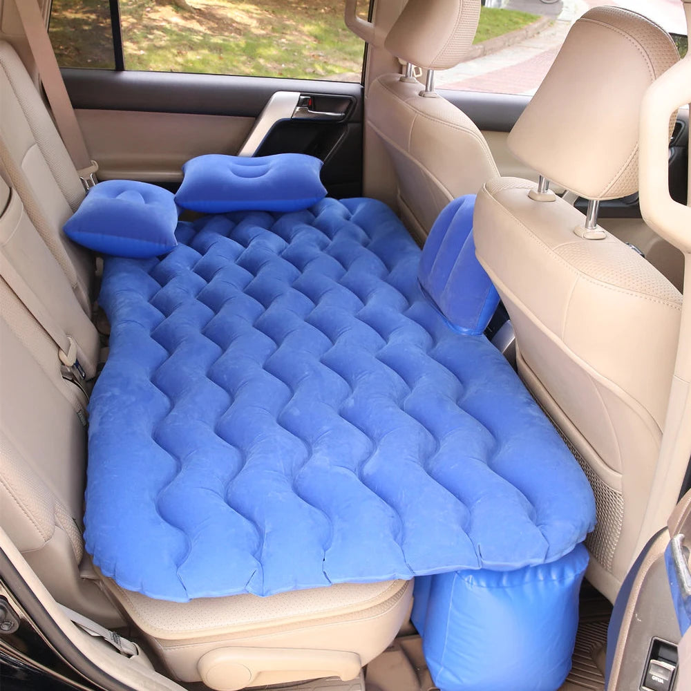 Car Air Inflatable Travel Mattress Bed Universal for Back Seat Multi functional