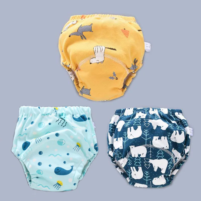 Baby Reusable Diapers Panties Potty Training Pants For Children Ecological