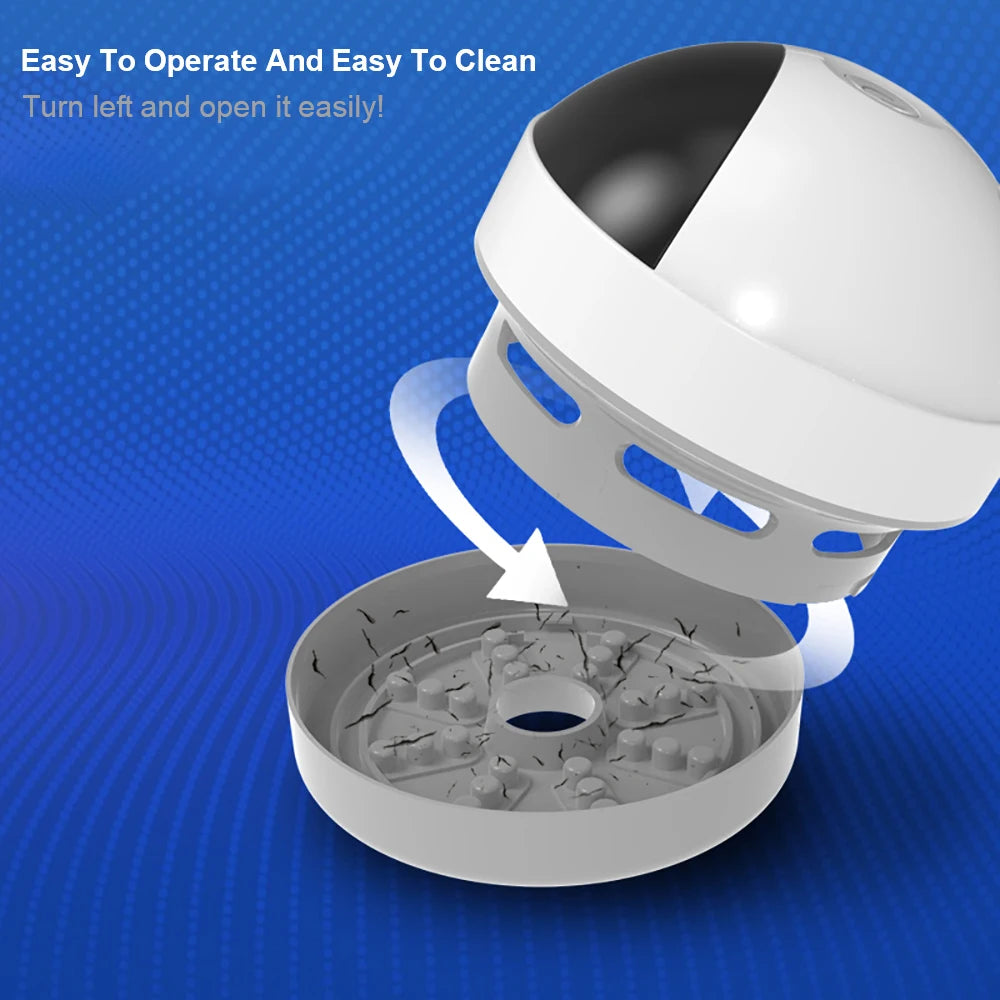 Desk Dust Vacuum With Clean Brush For Home Office Table Sweeper Desktop