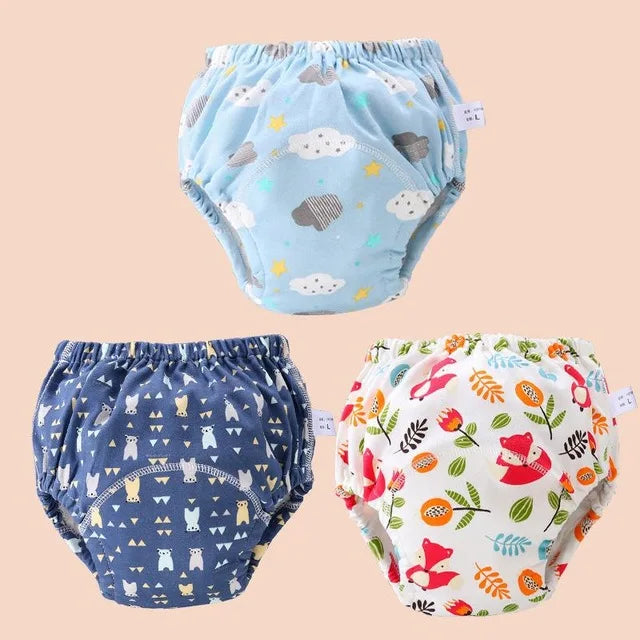 Baby Reusable Diapers Panties Potty Training Pants For Children Ecological