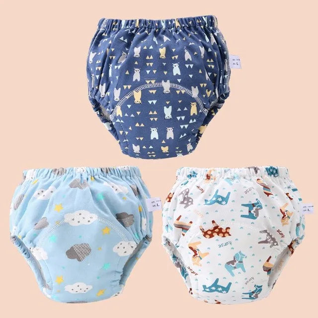 Baby Reusable Diapers Panties Potty Training Pants For Children Ecological