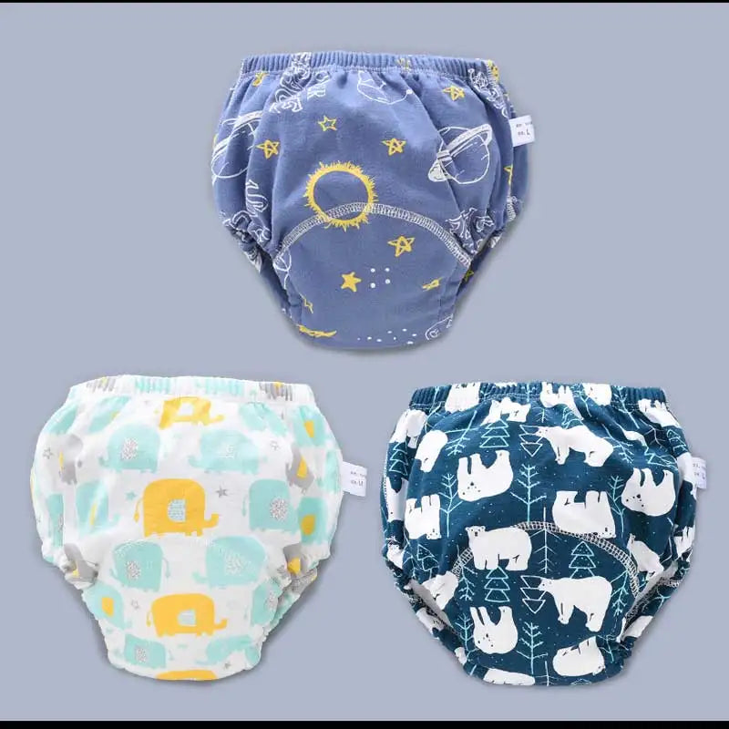 Baby Reusable Diapers Panties Potty Training Pants For Children Ecological