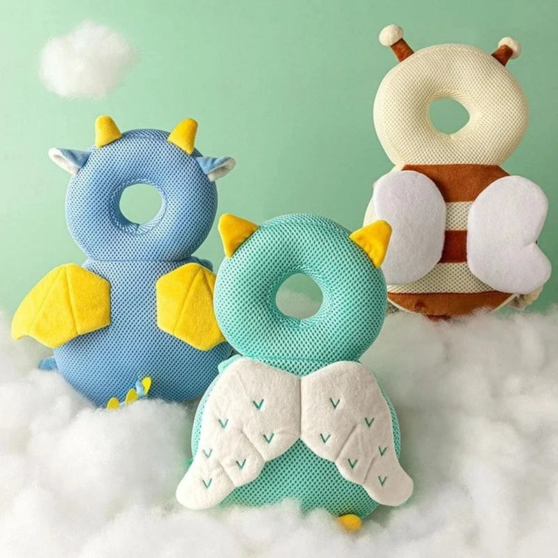 Baby Head Protector Backpack Pillow For Kids 1-3 Y Toddler Children Soft PP Cotton