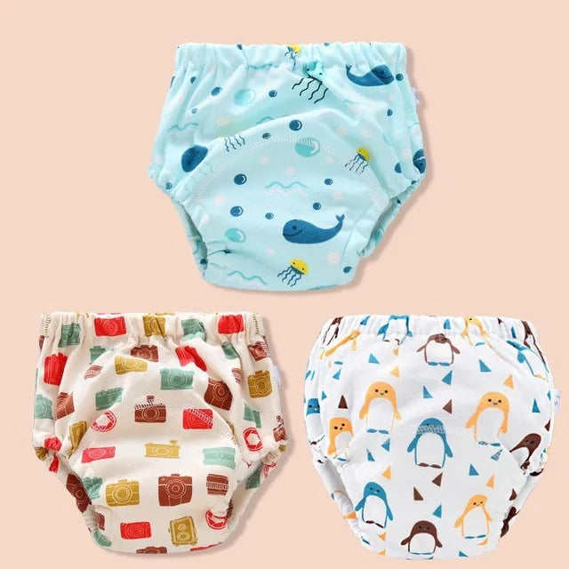 Baby Reusable Diapers Panties Potty Training Pants For Children Ecological