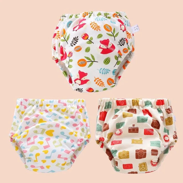 Baby Reusable Diapers Panties Potty Training Pants For Children Ecological