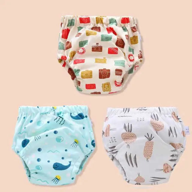 Baby Reusable Diapers Panties Potty Training Pants For Children Ecological