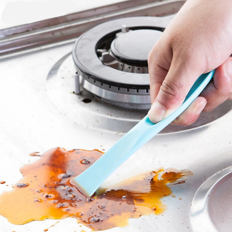 kitchen gas stove double-end cleaning scraper creative multifunctional