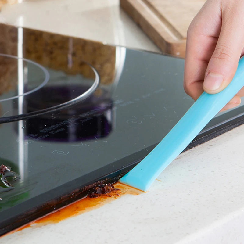 kitchen gas stove double-end cleaning scraper creative multifunctional