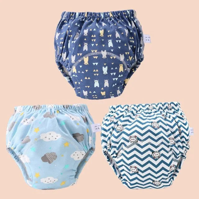 Baby Reusable Diapers Panties Potty Training Pants For Children Ecological