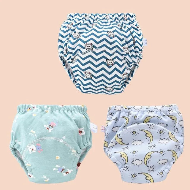 Baby Reusable Diapers Panties Potty Training Pants For Children Ecological