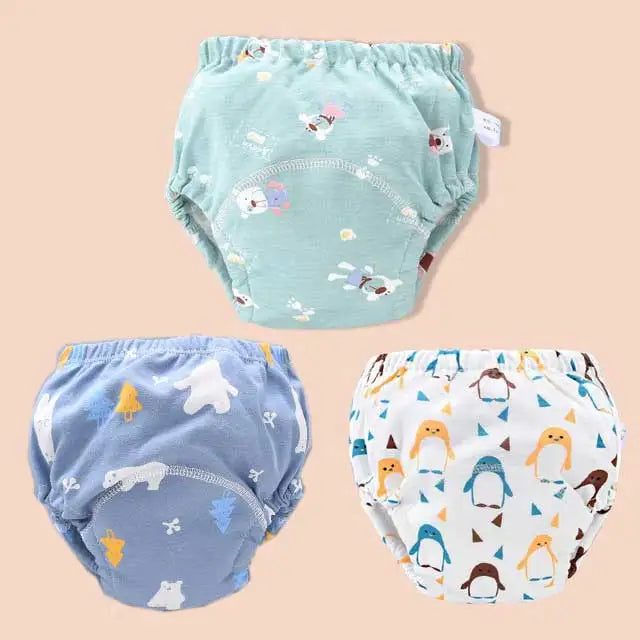 Baby Reusable Diapers Panties Potty Training Pants For Children Ecological