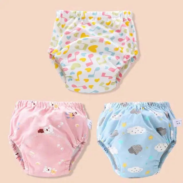 Baby Reusable Diapers Panties Potty Training Pants For Children Ecological