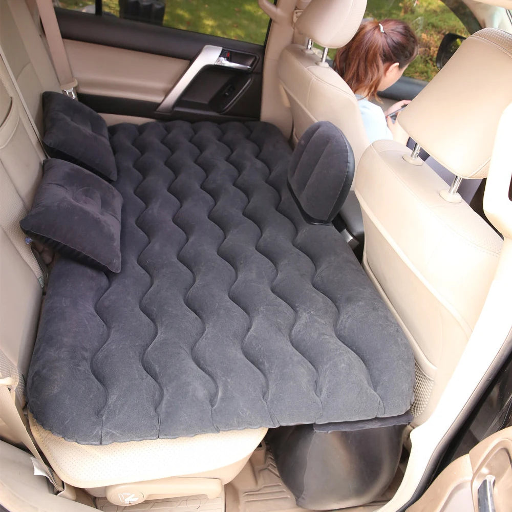 Car Air Inflatable Travel Mattress Bed Universal for Back Seat Multi functional