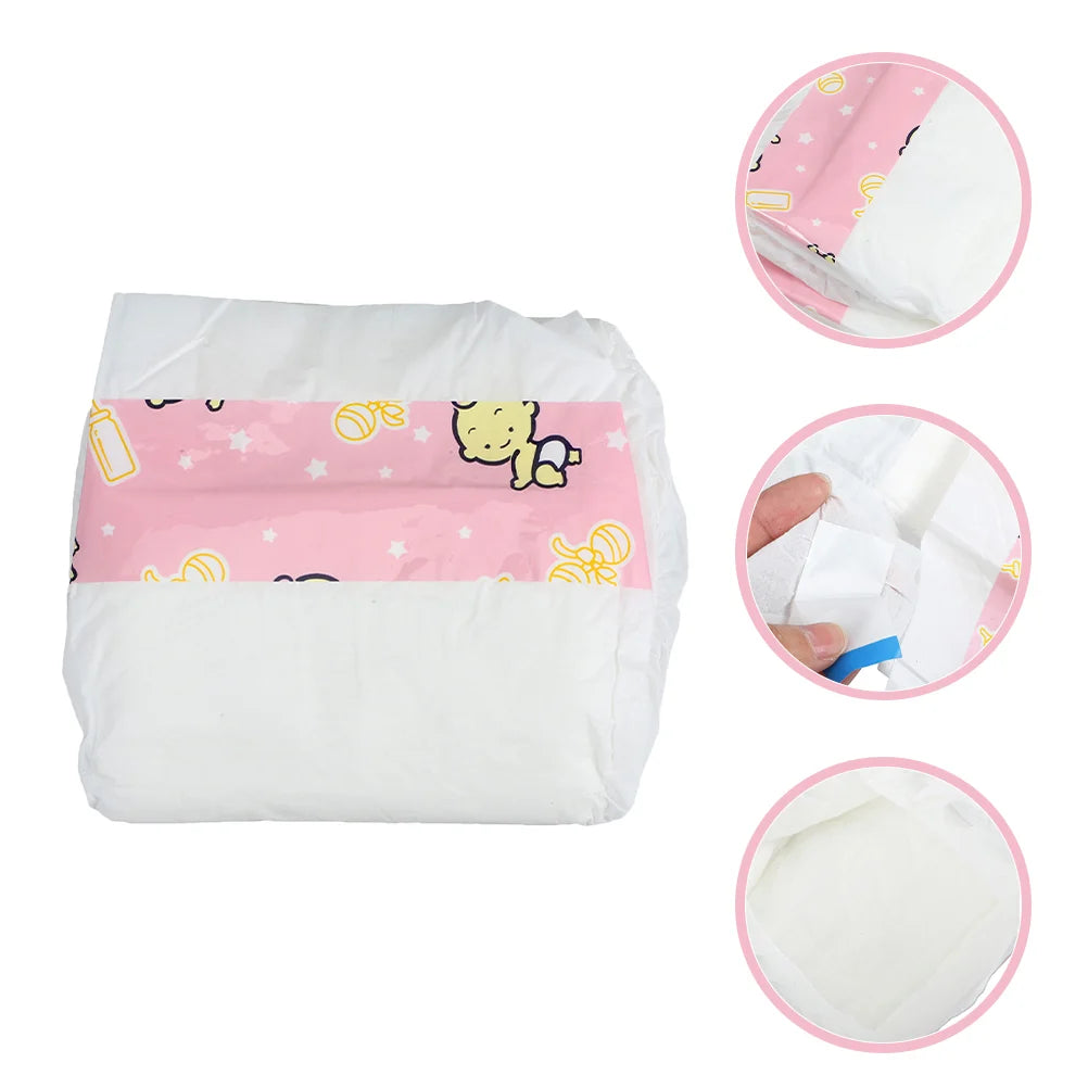 10 Pcs Diaper Toy Diapers for Baby Accessories Nappies Decor Decorative Toys