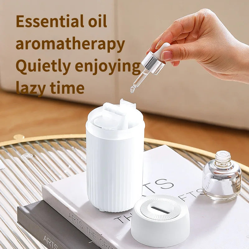Car Aromatherapy Diffuser Humidifier with LED Light  Auto Air Purifier and Aroma Air