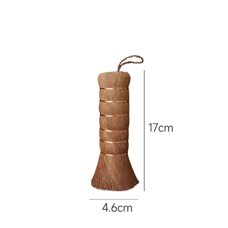 Natural Household Cleaning Broom, Coconut Palm, Silk Cup, Tea Set Brush