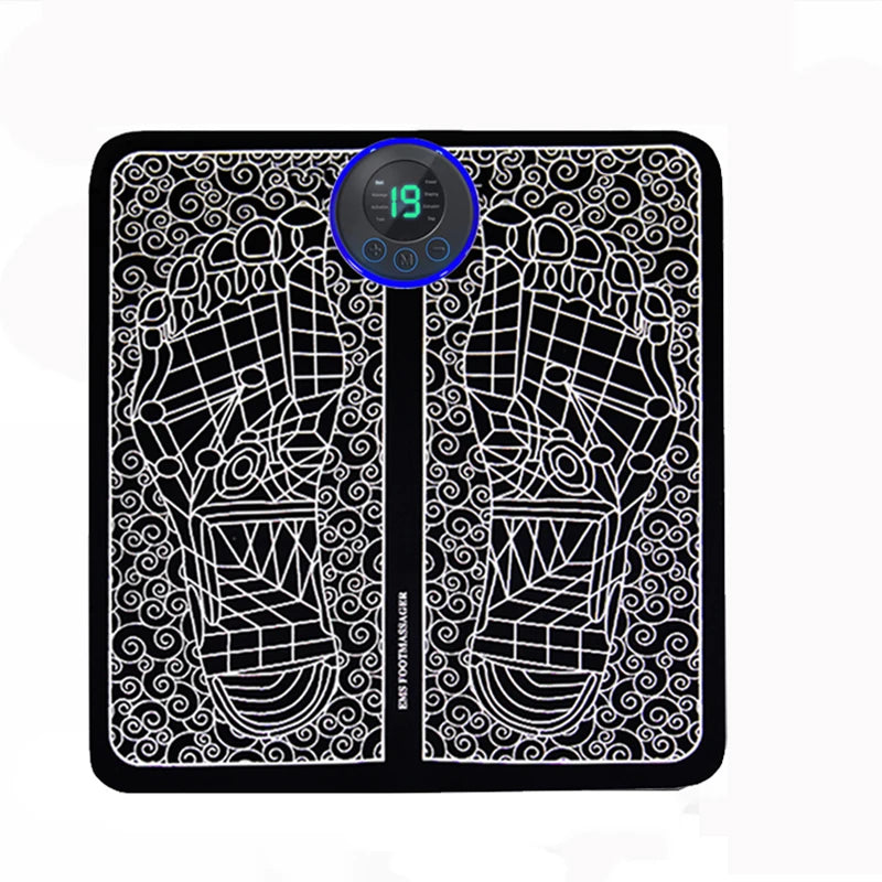 Foot Massager Foldable Portable Electric Massage Pad with Multiple Gear