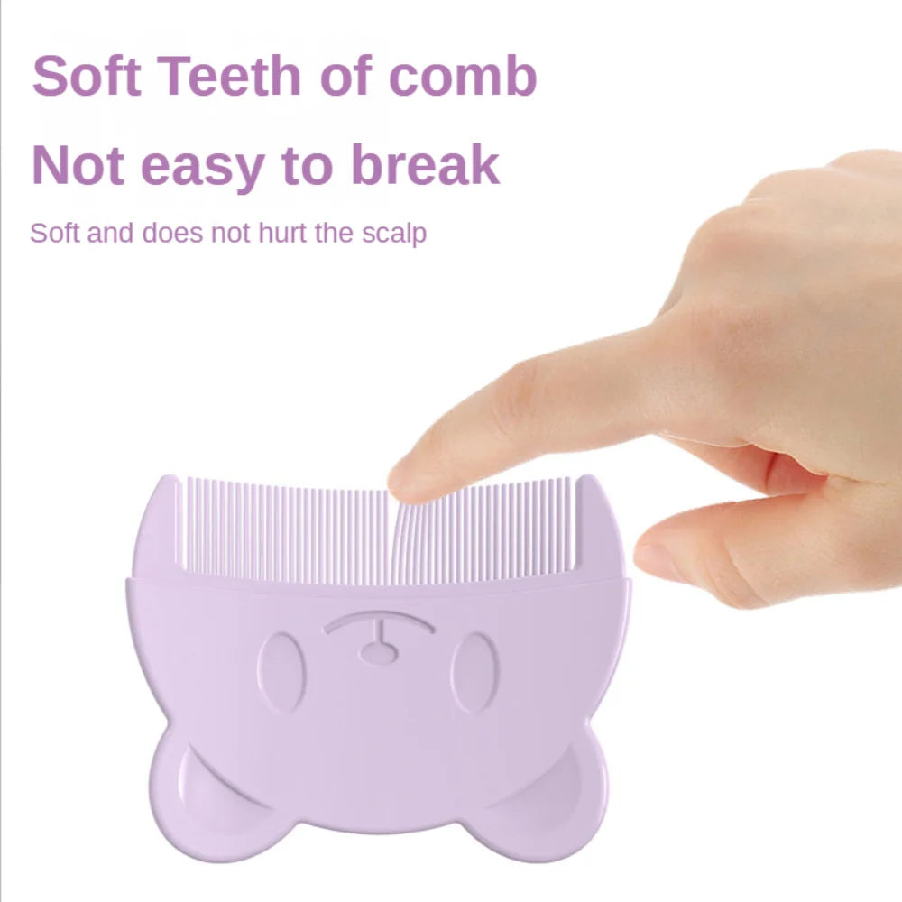 Baby Care Accessories Fetal Head Fat Comb Infant Bathing Soft Comb Newborn