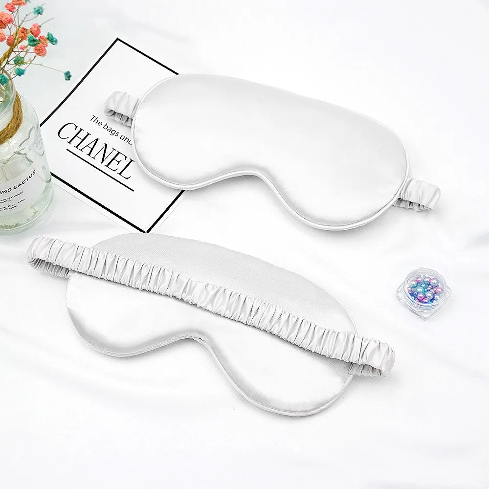 Imitated Silk Eye Patch Shading Sleep Eye Mask Eyepatch Travel Relax Cover