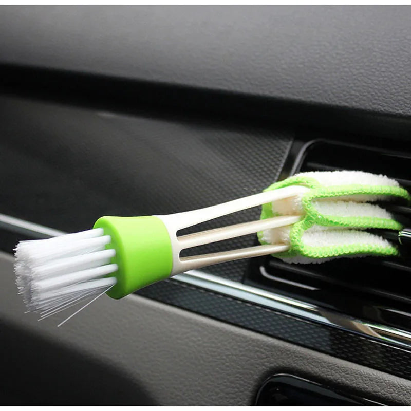 2In1 Car Air-Conditioner Outlet Cleaning Tool Multi-purpose Dust Brush Car Interior
