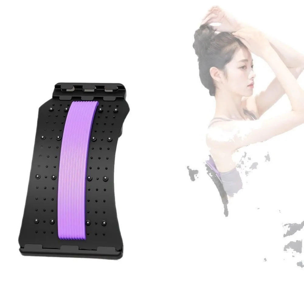 Back Massager Stretch Lumbar Support Relaxation Spine Pain Relief Vertebral