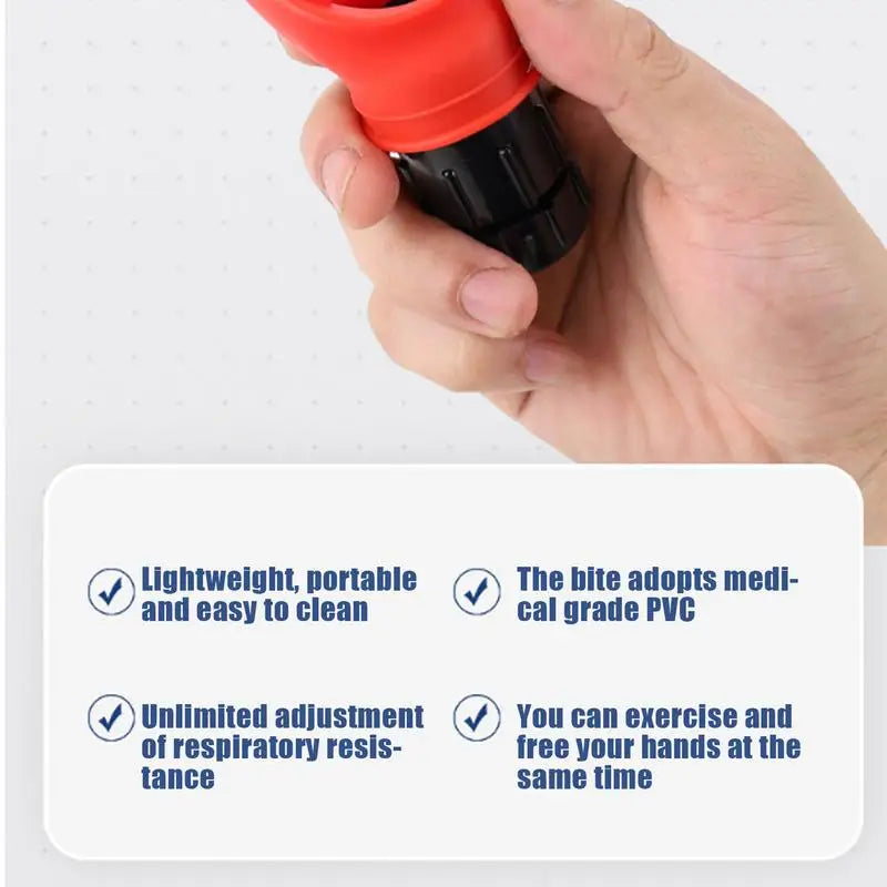 1Pcs Breathing Trainer Exercise Lung Fitness Trainer Lungs Training Outdoor