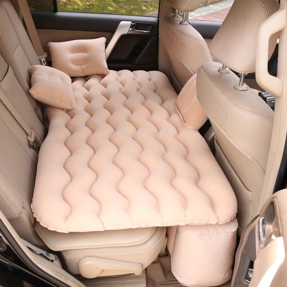 Car Air Inflatable Travel Mattress Bed Universal for Back Seat Multi functional