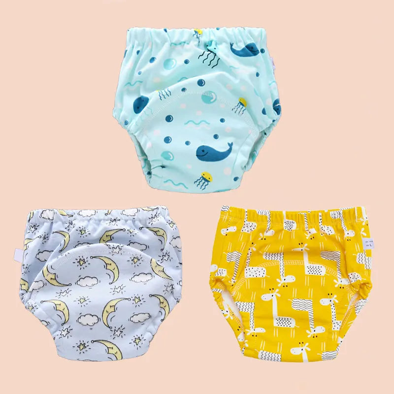 Baby Reusable Diapers Panties Potty Training Pants For Children Ecological