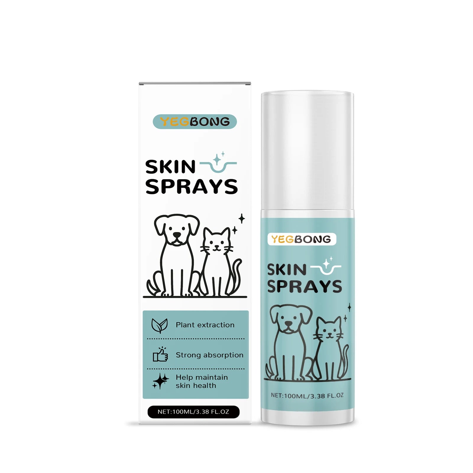 Pet Skin Care Spray Relieve Itching Reduce Redness Antipruritic Improve