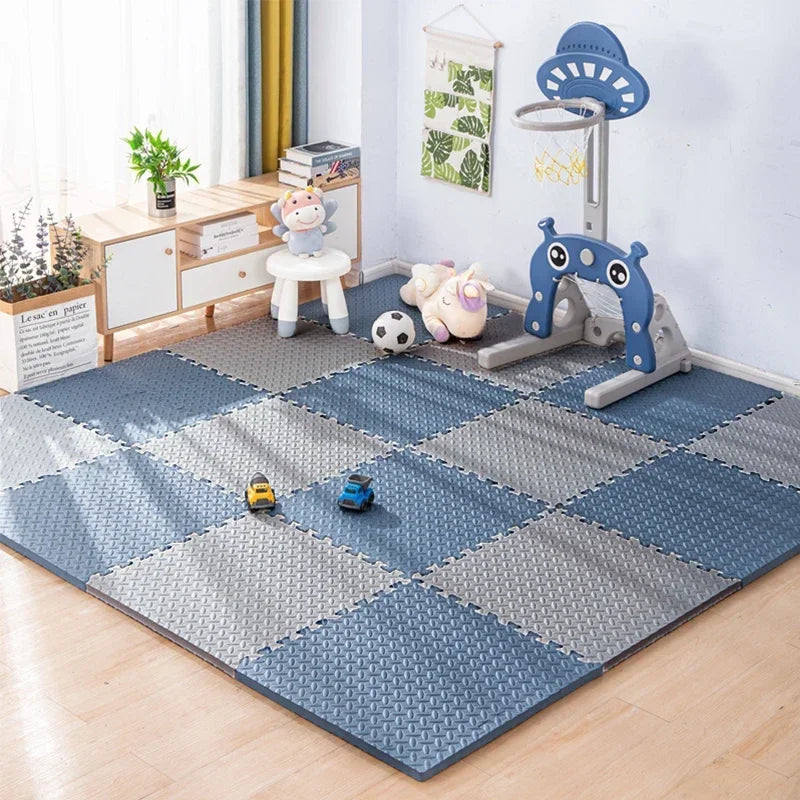 Non-Toxic Baby Play Mat, Interlocking Soft Foam Floor Mats for Kids' Play Area