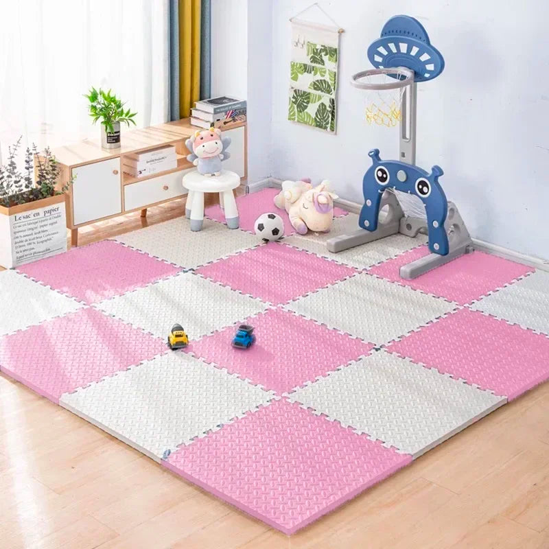 Non-Toxic Baby Play Mat, Interlocking Soft Foam Floor Mats for Kids' Play Area