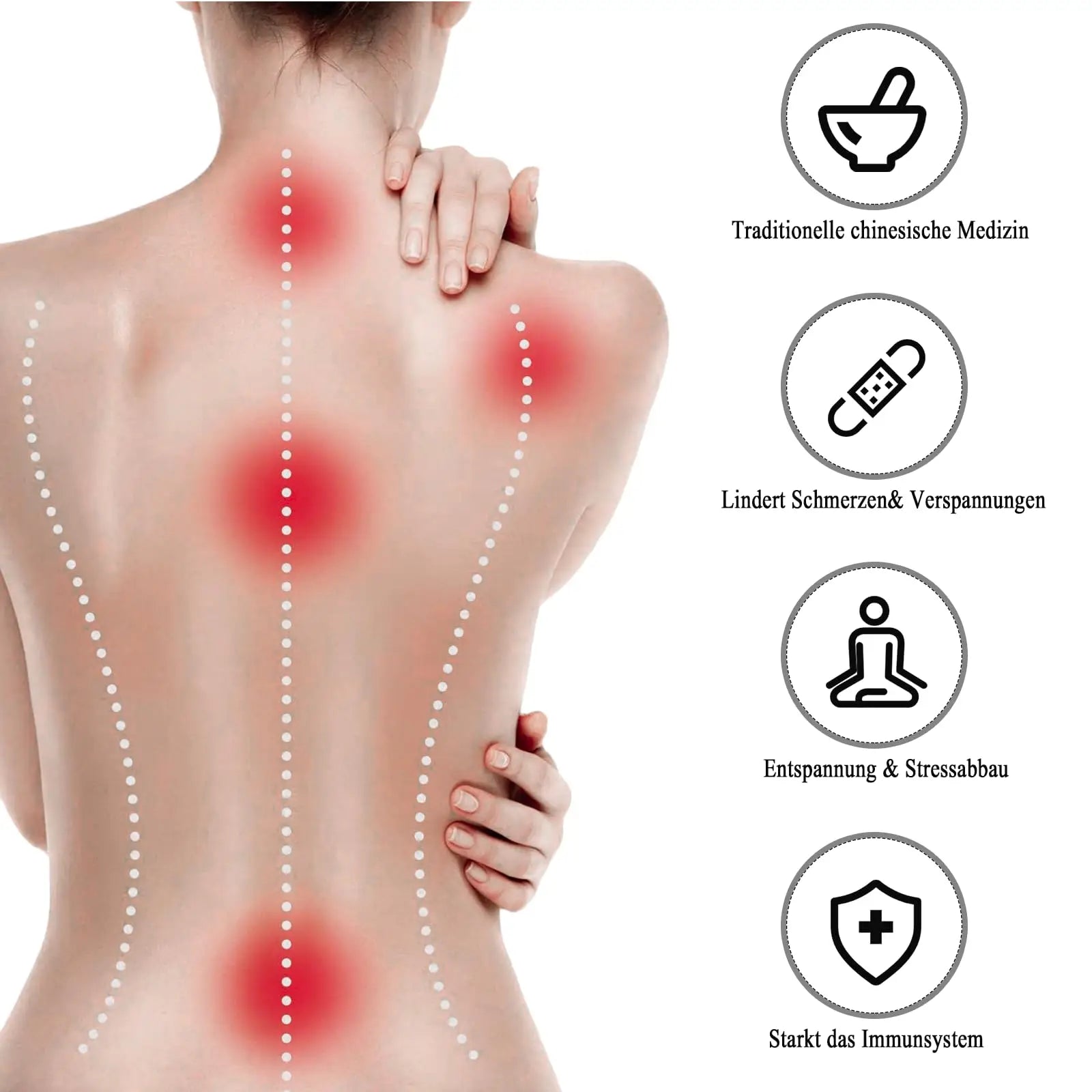 1PC/SET Massager Cushion Acupressure Mat Pillow Relieve Stress Back Pain