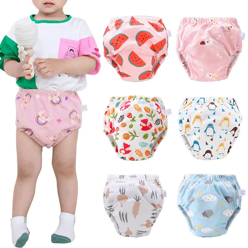 Baby Reusable Diapers Panties Potty Training Pants For Children Ecological
