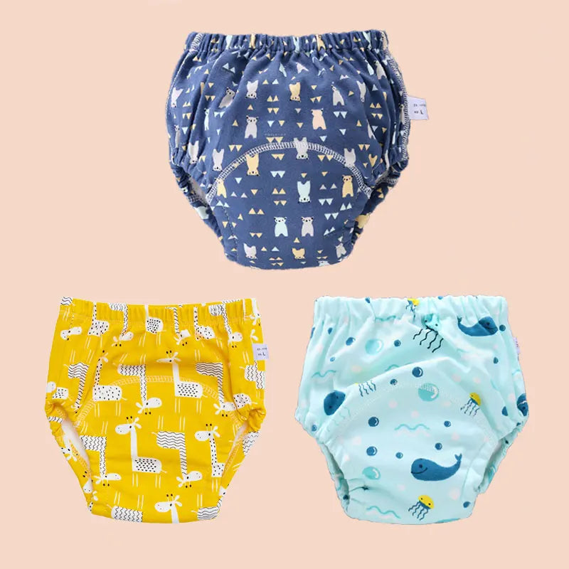 Baby Reusable Diapers Panties Potty Training Pants For Children Ecological