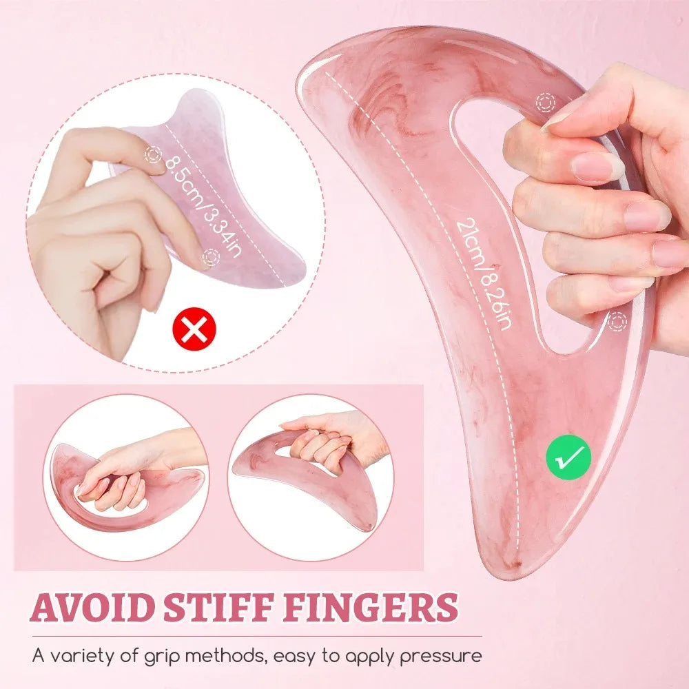 Gua sha massage tool neck back massager body leg foot guasha scraping