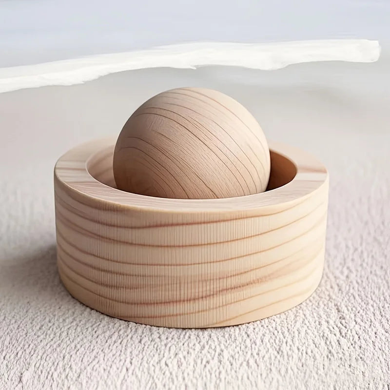 Car & Home Essential Oil Diffuser - Made of Wood Mini Cute Natural Fragrance