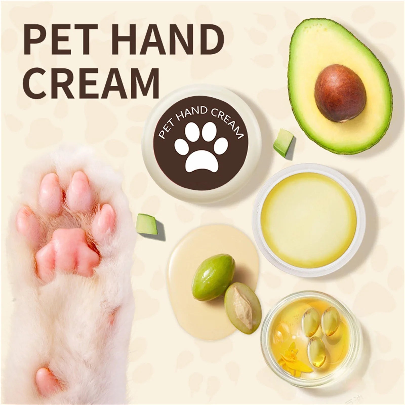 Pet Paw Care Cream Healthy Pet Paw Balm Pet Foot Care Dog Balm Protection