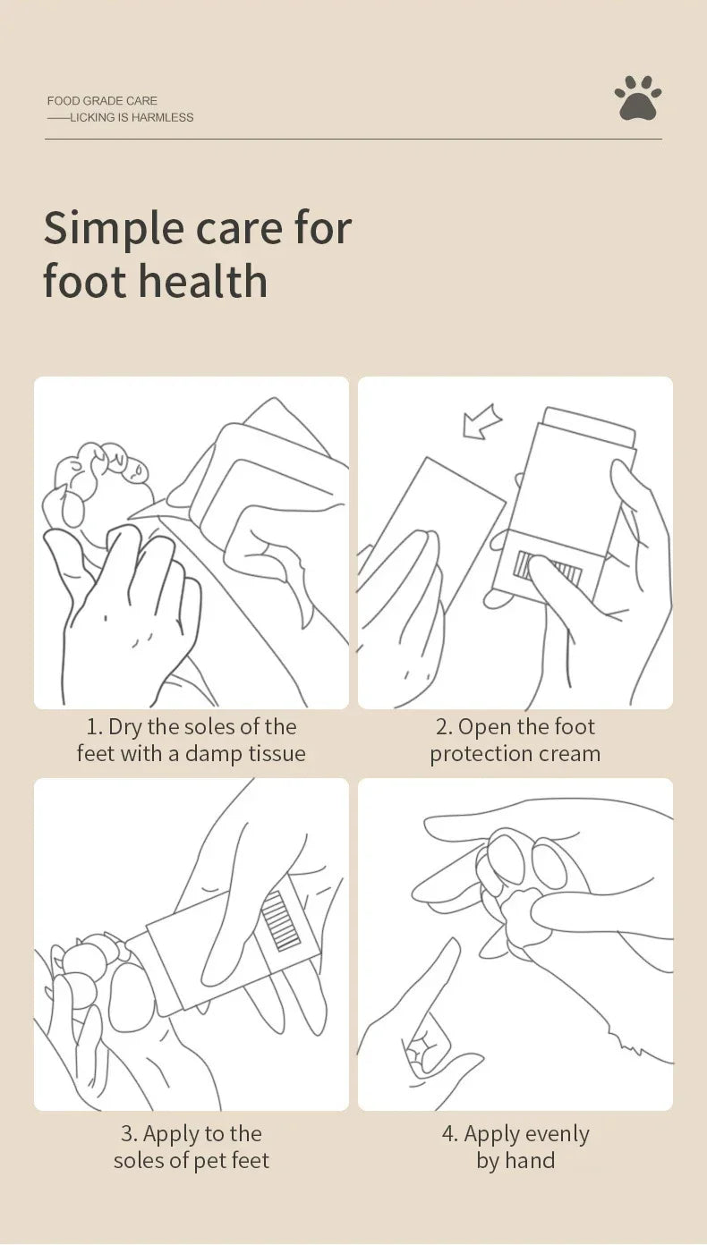 Pet Dog Foot Moisturizing Dog Paw Cream Household Paw Cream Cat Paw Cream