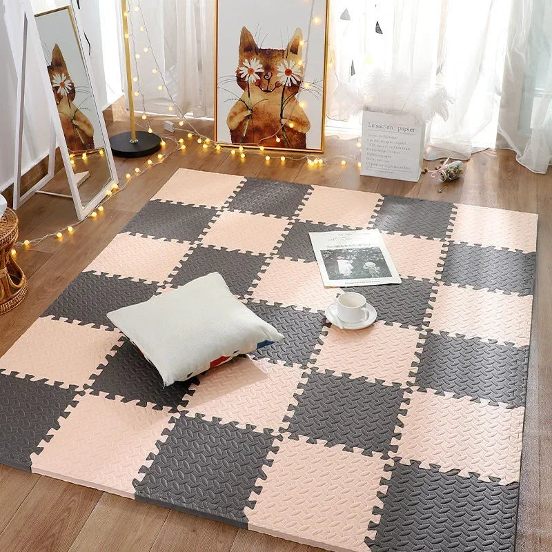 Non-Toxic Baby Play Mat, Interlocking Soft Foam Floor Mats for Kids' Play Area