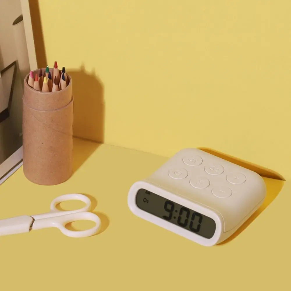 Gifts Creative Small Alarm Clock Battery Powered Plastic Alarm Clock Portable