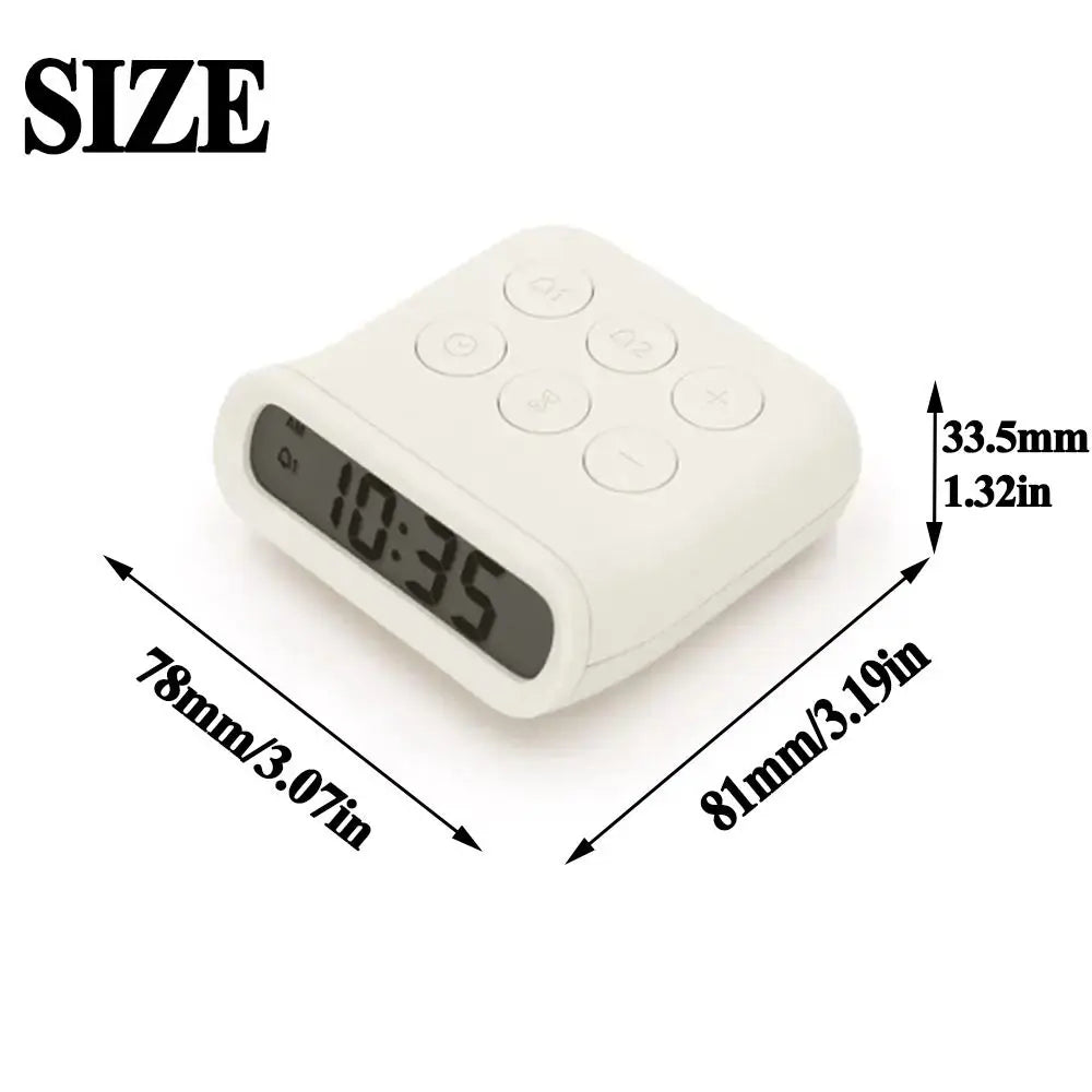 Gifts Creative Small Alarm Clock Battery Powered Plastic Alarm Clock Portable