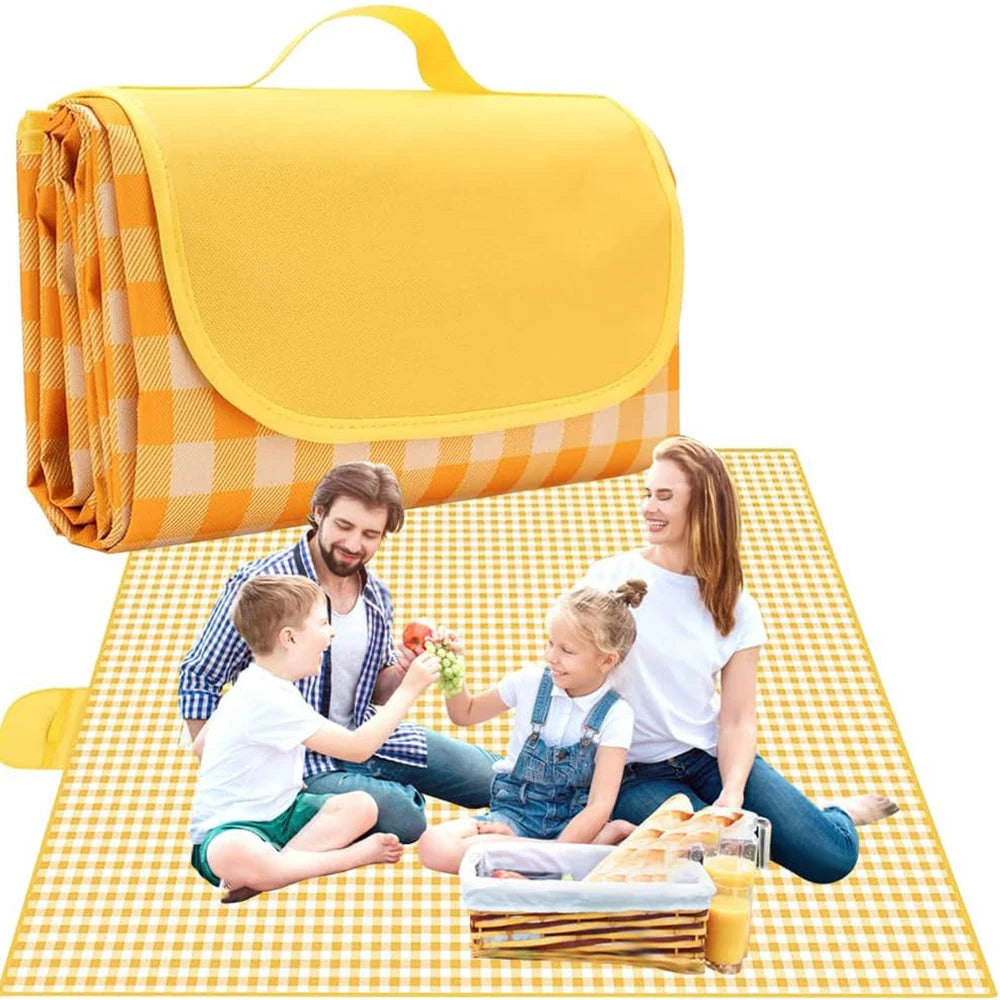 Portable Camping Mat Big Picnic Blanket Sandproof Waterproof Beach Mats
