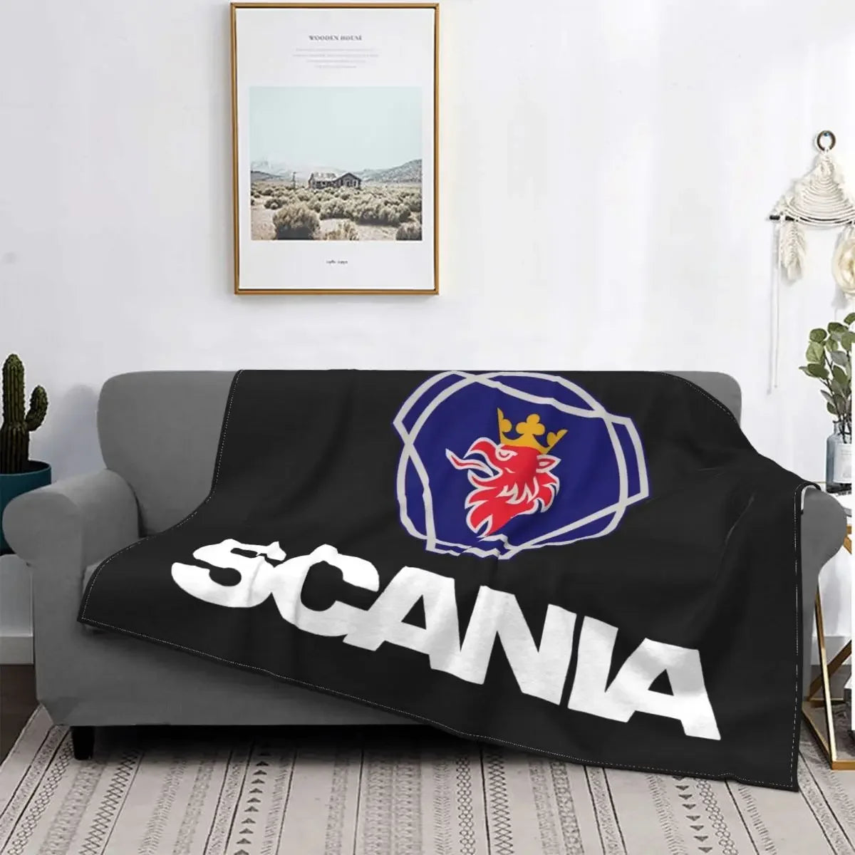 Sweden Saabs Scanias Blankets Fleece Winter Portable Lightweight Thin Throw
