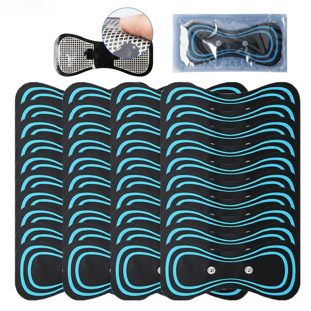 10PCS Portable Mini Electric Neck Back Massager Cervical Massage Patch