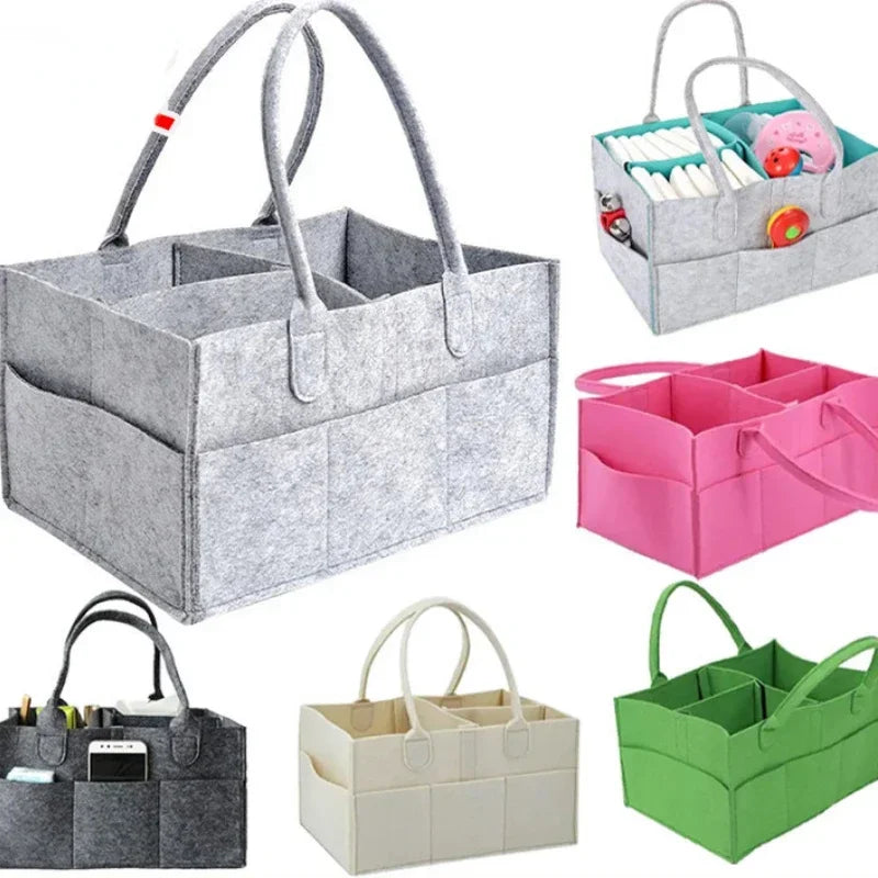 Children's Felt Diaper Storage Bag Baby Miscellaneous Toys Diapers