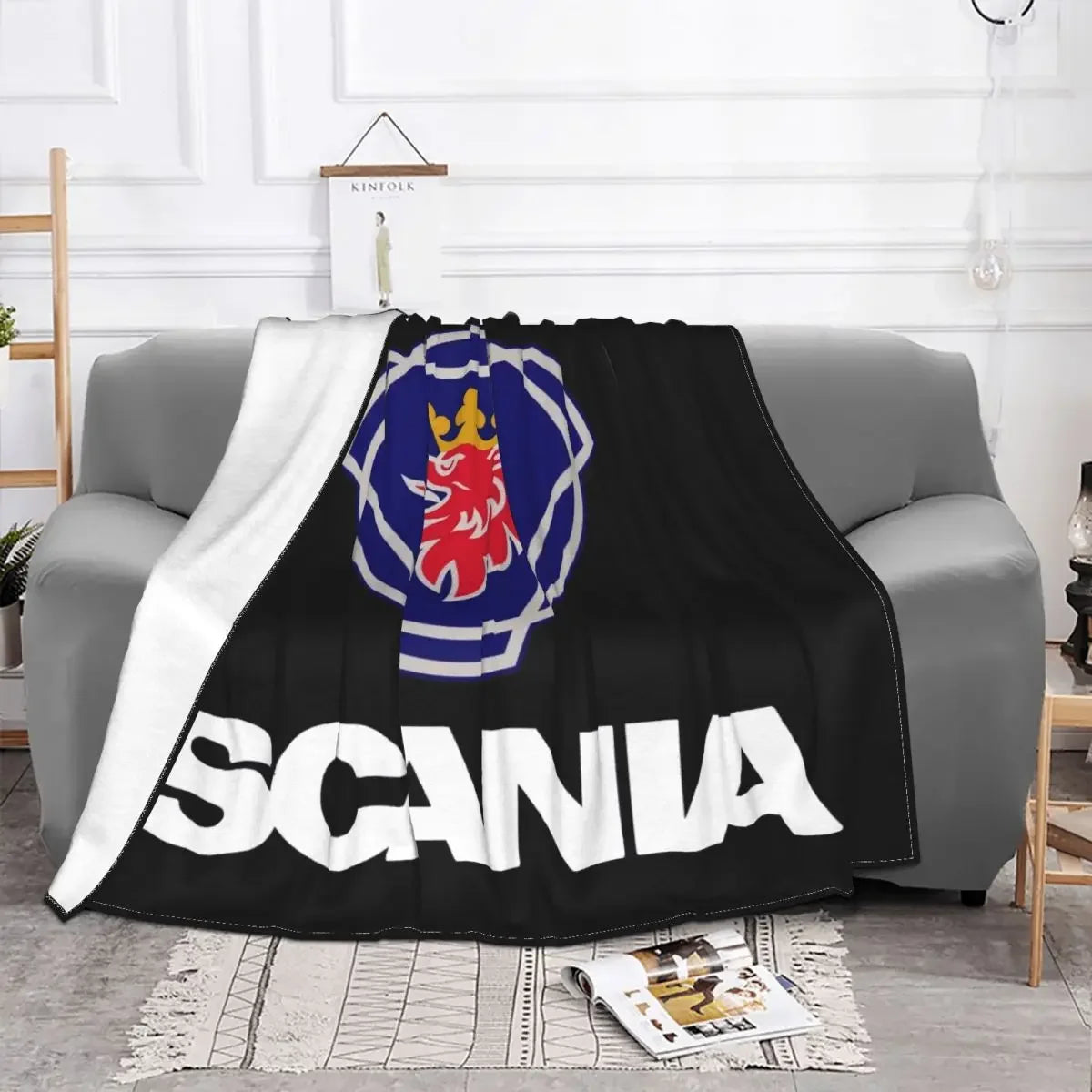 Sweden Saabs Scanias Blankets Fleece Winter Portable Lightweight Thin Throw