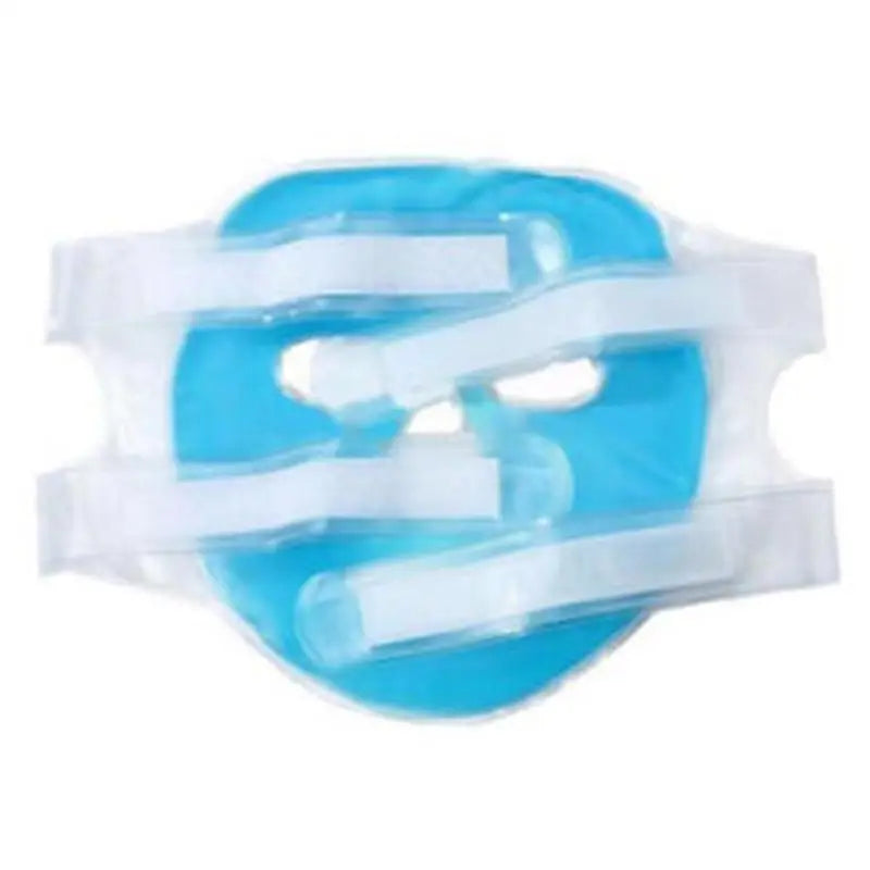 Cold Gel Face Mask Ice Compress Blue Full Face Moisturizing Cold