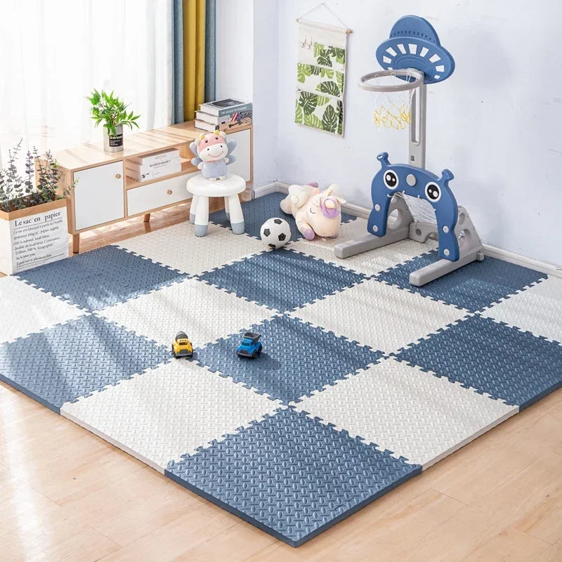 Non-Toxic Baby Play Mat, Interlocking Soft Foam Floor Mats for Kids' Play Area